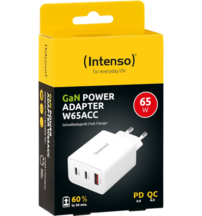 Intenso Power Adapter 2x USB-C GAN bianco 7804012