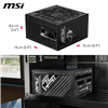 Alimentatore MSI MPG A1250GS PCIE5.1 - ATX3.1 306-7ZPFX11-CE0