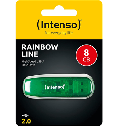 USB Stick 8GB Intenso Rainbow Line 3502460