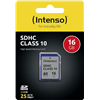 SD Card SDHC 16GB Intenso 1 Adapter Class 10 3411470