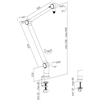 Logilink Professional Microphone Boom Arm Stand black AA0127