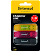 USB Stick 32 GB KIT 3x32GB Intenso Rainbow Line 3502483