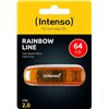 USB Stick 64 GB Intenso Rainbow Line 3502490