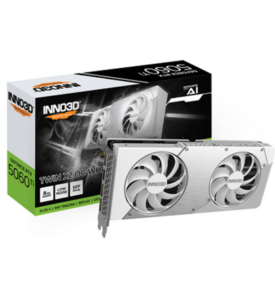 Scheda Video Inno3D GeForce RTX 5060 TI 8GB Twin X2 OC WHITE