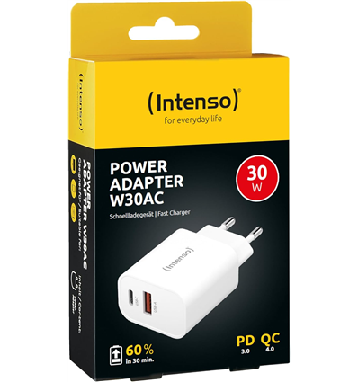 Intenso Adapter 1x USB-A con USB-C bianco 7803012