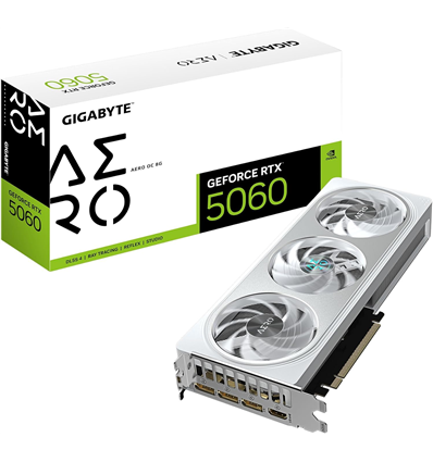 Scheda Video Gigabyte GeForceﾮ RTX 5060 8GB AERO OC