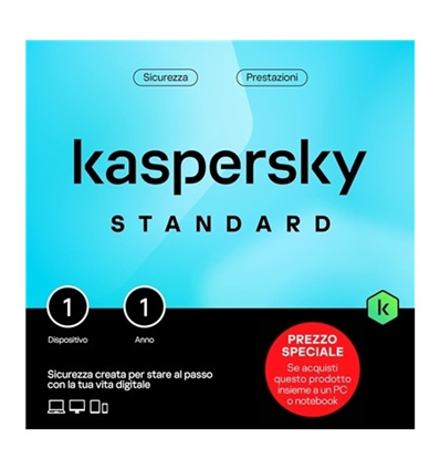 Kaspersky SlimBOX Standard (1 dispositivo, 1 anno)