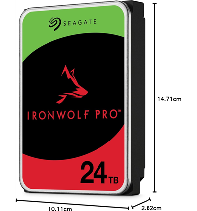 HDD Seagate IronWolf Pro NAS ST24000NT002 24TB Sata III 512MB