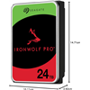 HDD Seagate IronWolf Pro NAS ST24000NT002 24TB Sata III 512MB