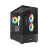 Case mATX Midi Tower MK6 RGB BLACK ARGB