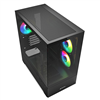 Case mATX Midi Tower MK6 RGB BLACK ARGB