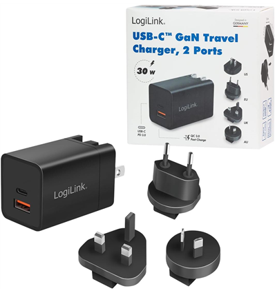 Logilink USB Travel Charger USB-AF &USB-CF PA0301