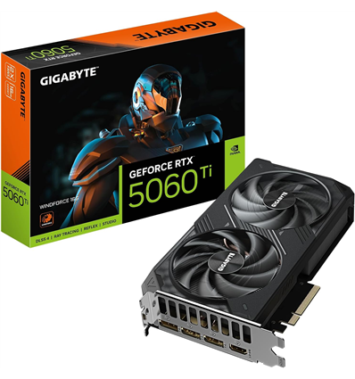 Scheda Video Gigabyte GeForceﾮ RTX 5060 TI 16GB Windforce