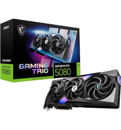 Scheda Video MSI GeForce RTX 5080 16GB GAMING TRIO OC