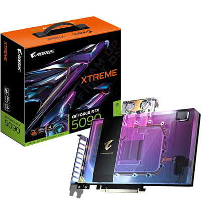 Scheda Video Gigabyte GeForce® RTX 5090 32GB AORUS XTREME WATERFORCE WB