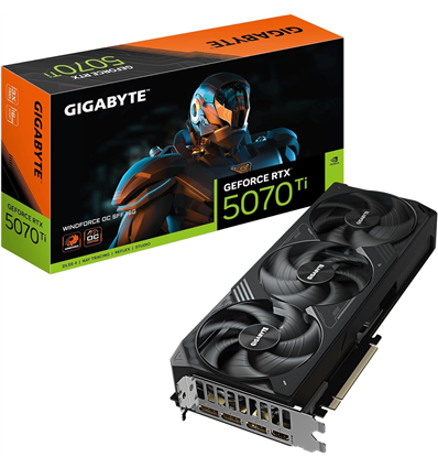 VGA Gigabyte GeForce® RTX 5070TI 16GB Windforce OC