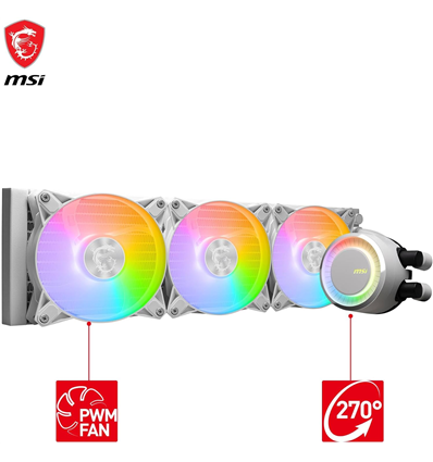 Dissipatore a Liquido MSI MAG CORELIQUID E360 White