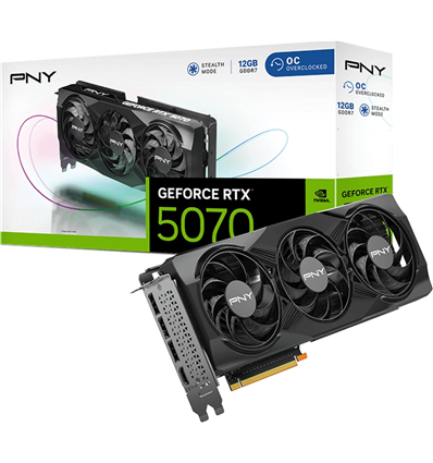 Scheda Video PNY GeForce RTX™ 5070 12GB Gaming Overclocked Triple Fan