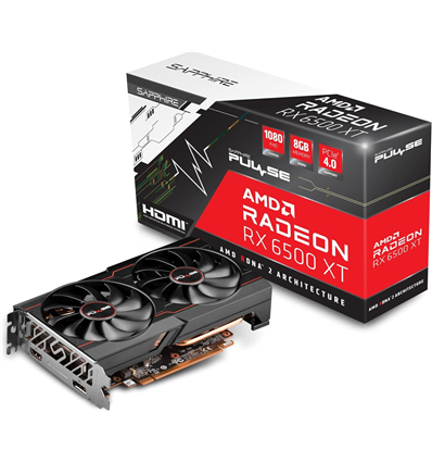 Scheda Video SAPPHIRE PULSE RADEON RX 6500 XT 8GB Gaming OC GDDR6 (UEFI)