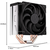 Cooler Endorfy Fera 5 CPU Cooler 120mm Fan schwarz EY3A005