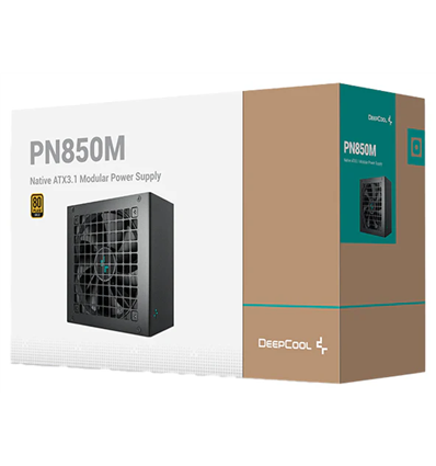 DEEPCOOL ALIM. PN850-M 850W GOLD ATX3.1 PCIe 5.1 F.MODULARE R-PN850M-FC0B-E