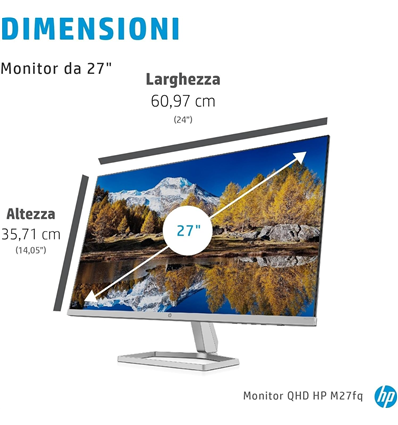 Monitor HP M-Series M27fq 68,60cm (27)2xHDMI,DisplayPort