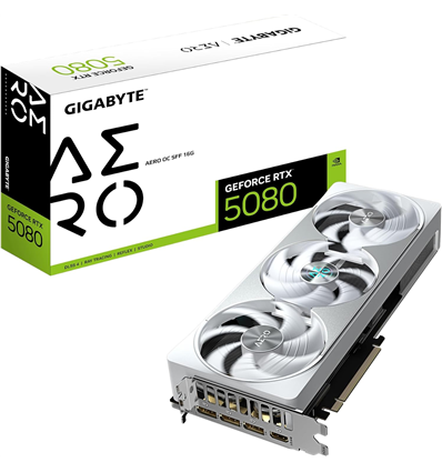 VGA Gigabyte GeForce RTX 5080 16GB AERO OC SFF