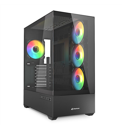 Sharkoon AK6 RGB - Mid Tower ATX Case