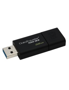 Kingston Technology DataTraveler 100 Generation 3 32GB 32GB USB 3.0 (3.1 Gen 1) Type-A Nero unità flash USB