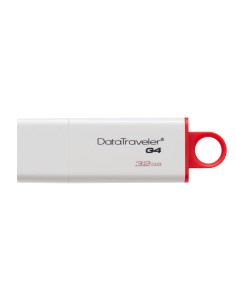 Kingston Technology DataTraveler G4 32GB 32GB USB 3.0 (3.1 Gen 1) Type-A Rosso, Bianco unità flash USB 2