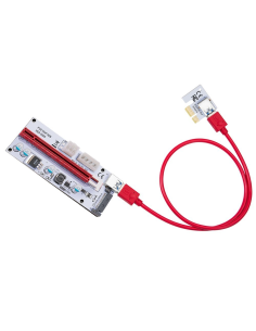 RISER PER VGA V7 - Serie con tre condensatori V7 - RIG MINING NEW WHITE SERIES