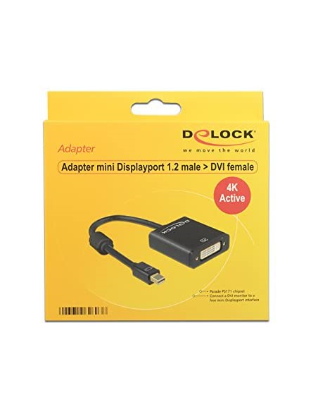 Adapter Delock mini-Displayport (M) to DVI-I (W)