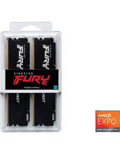 Memoria RAM DDR5 32GB KIT 2x16GB PC 6000 Kingston FURY Beast EX KF560C36BBEK2-32