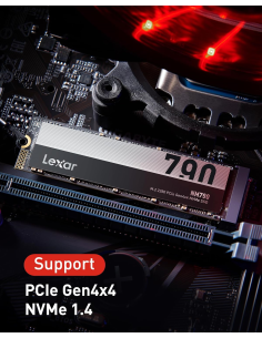 SSD Lexar 4TB NM790 LNM790X004T-RNNNG PCIe M.2 NVME PCIe 4.0 x4 2