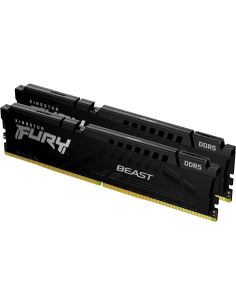 Memoria RAM DDR5 32GB KIT 2x16GB PC 6000 Kingston FURY Beast KF560C30BBK2-32